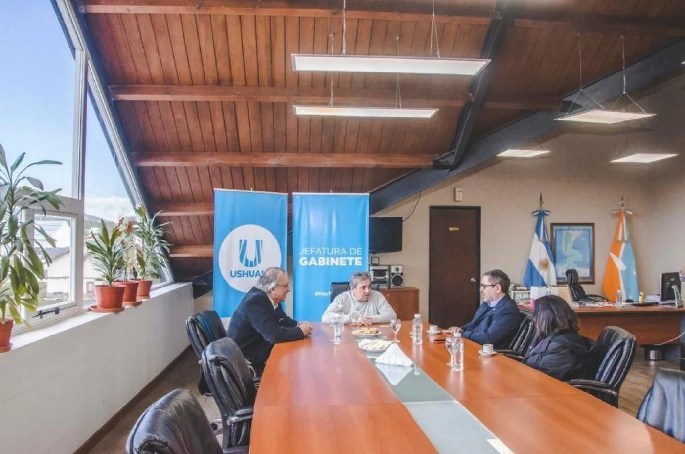 Referentes del Seminario Rabínico Latinoamericano fueron recibidos por el municipio de Ushuaia