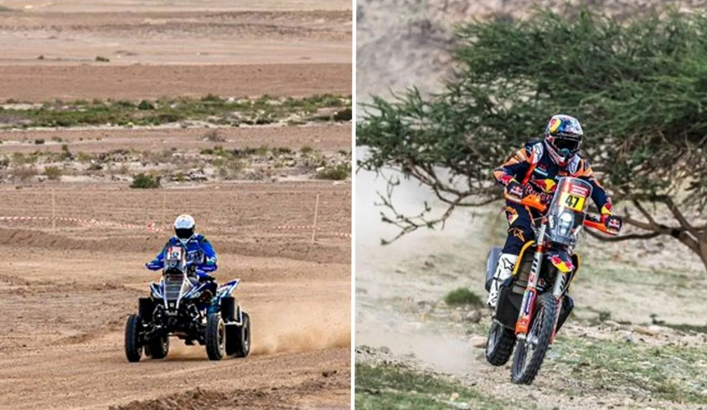 Andújar llegó cuarto en quads y Benavides terminó octavo en motos