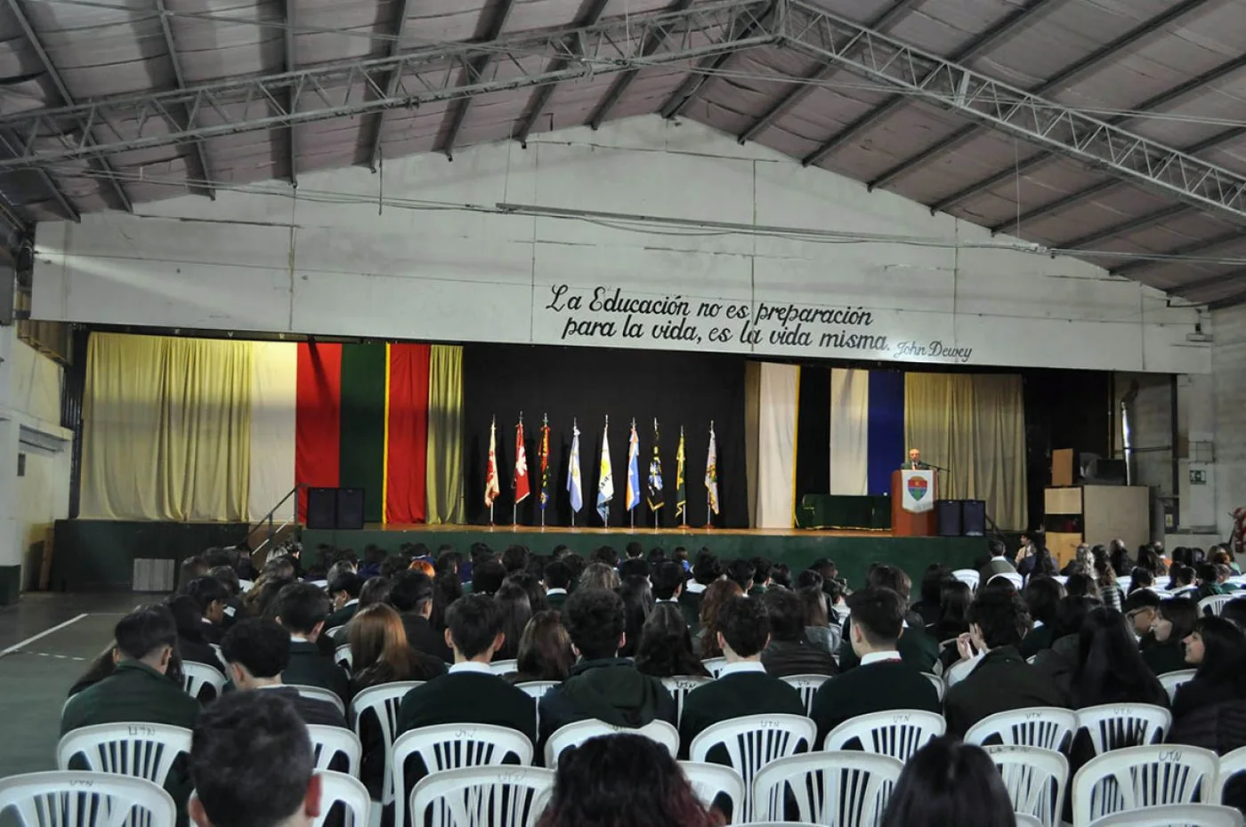 Las instalaciones de la UTN, fueron el escenario del acto de inicio de ciclo lectivo 2023 del CIERG.