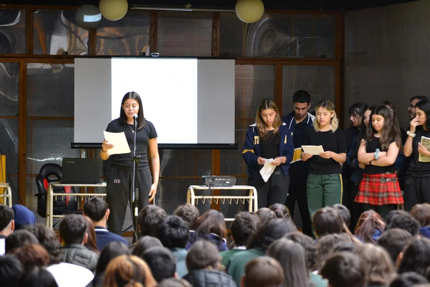 Las alumnas de la promoción 2023 del CIERG, conmemoraron el Día de la Mujer.