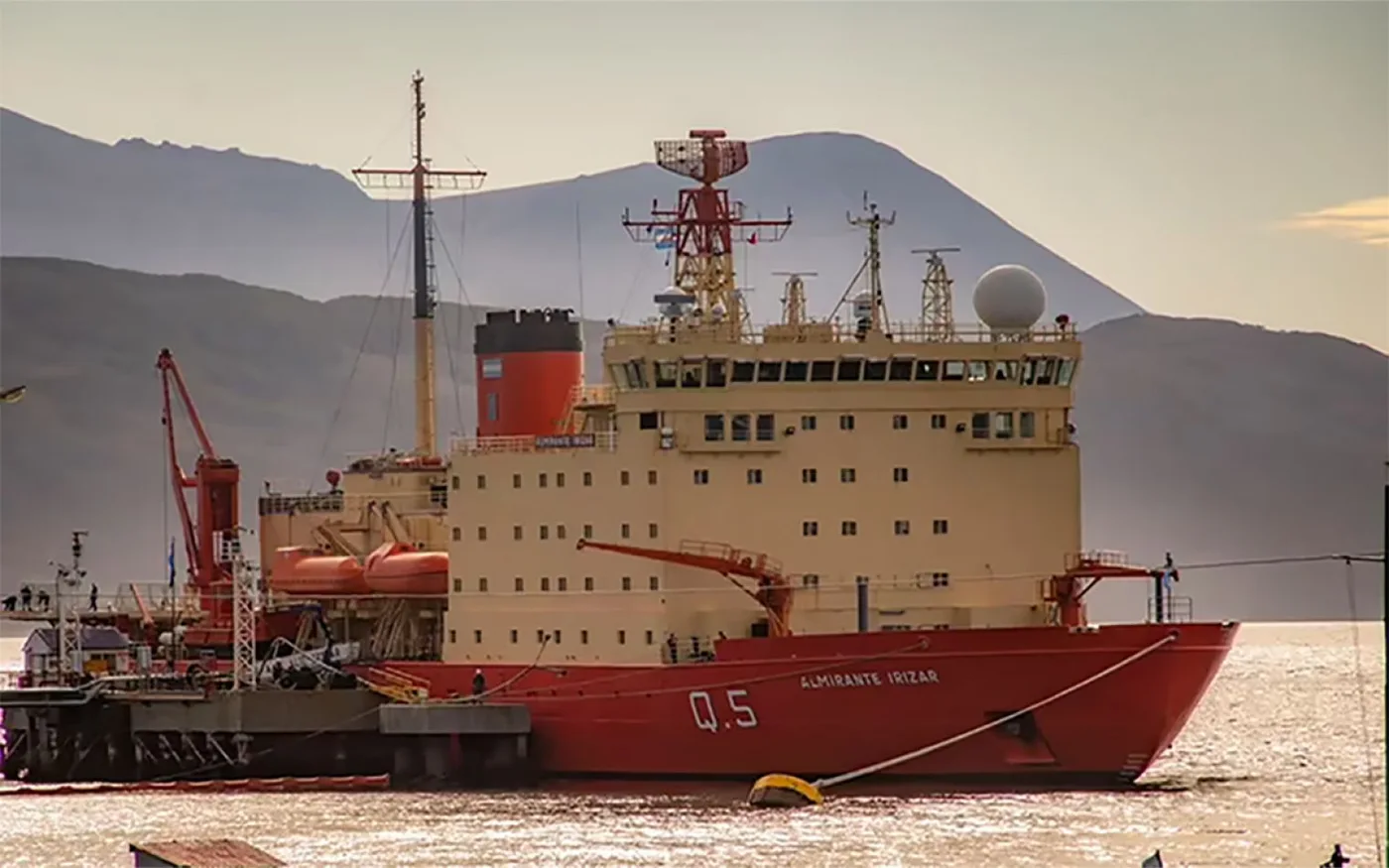 El Irizar ya se encuentra en Ushuaia