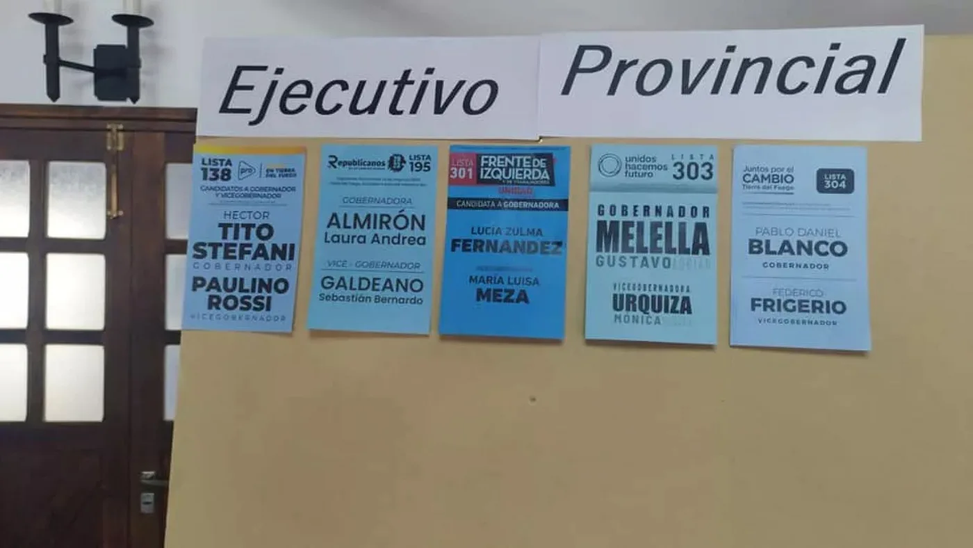 Oficializaron las boletas de los candidatos