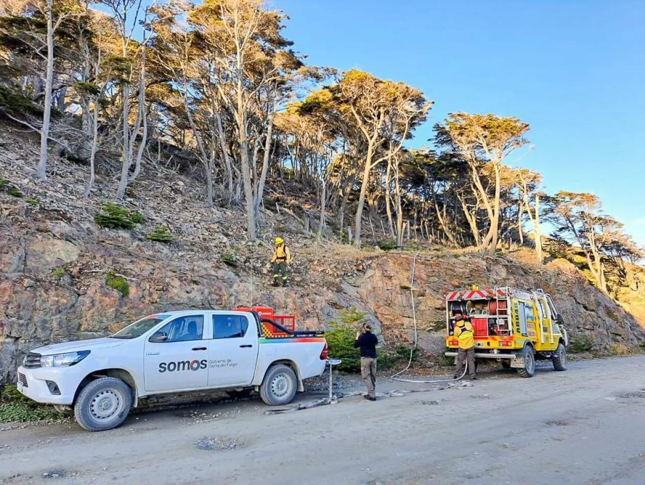 Se extinguió un nuevo foco de incendio en cercanías a la Reserva Provincial Playa Larga