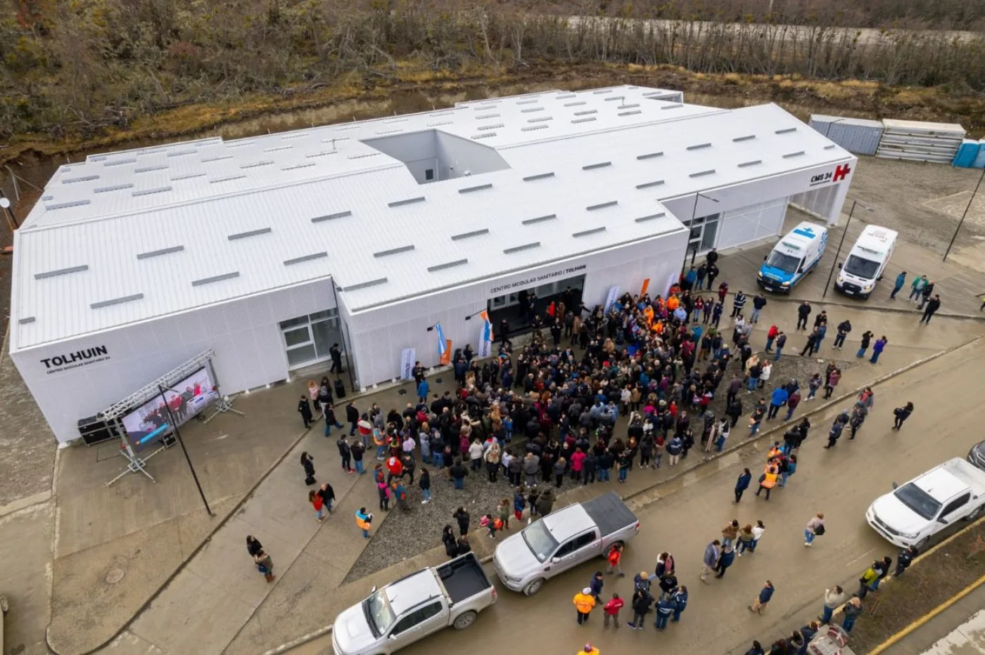 Inauguración Centro Modular Sanitario en Tolhuin.