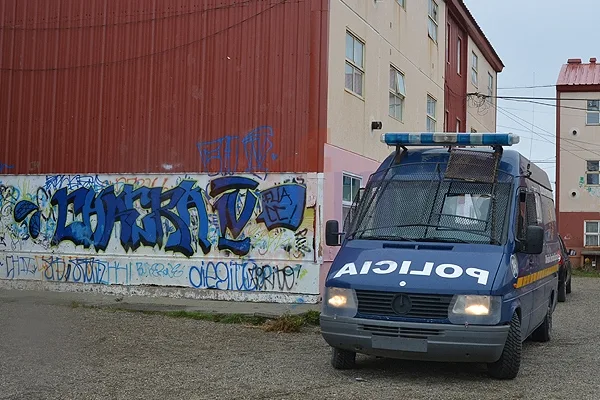 El allanamiento se llevó a cabo en la calle Garibaldi de Chacra IV.