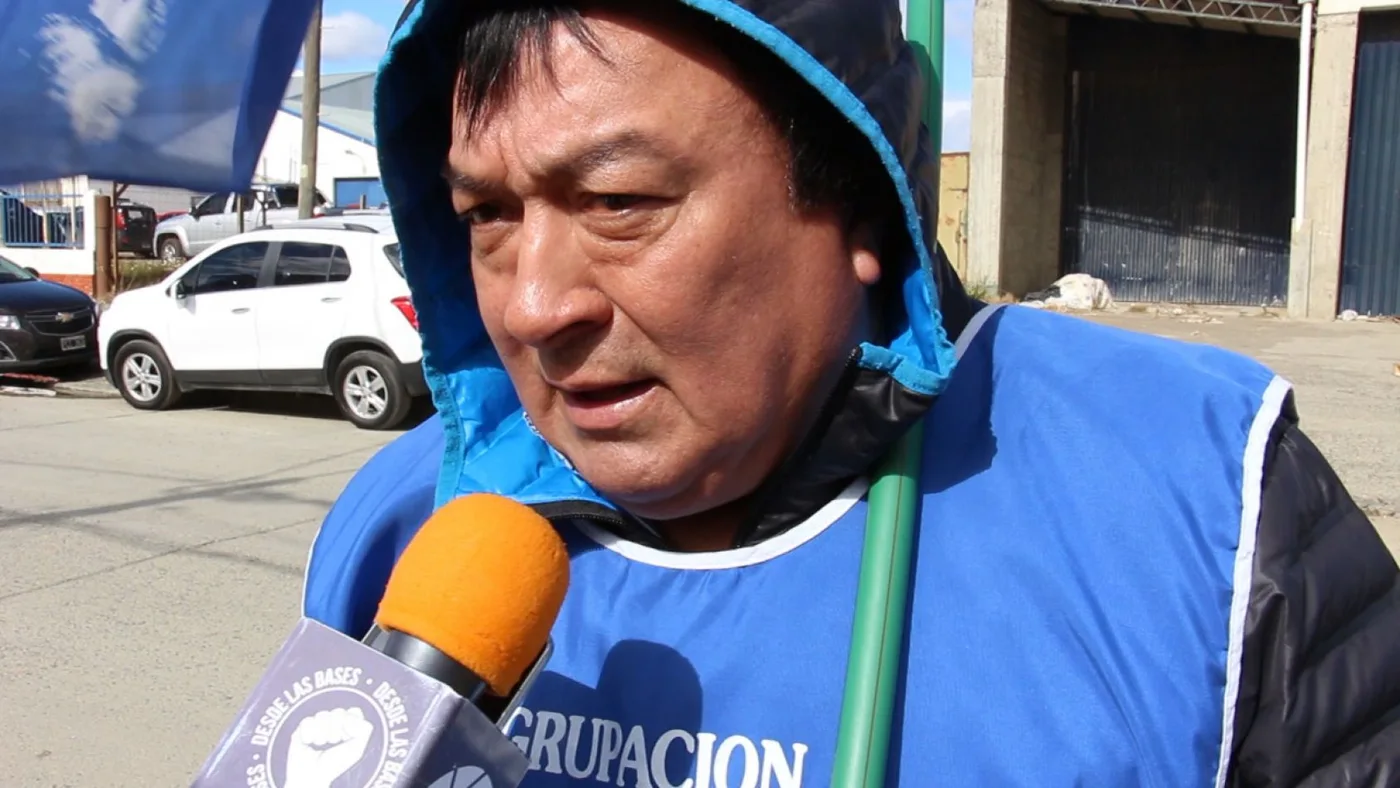 Felipe Concha, secretario General de la ATE, Río Grande.