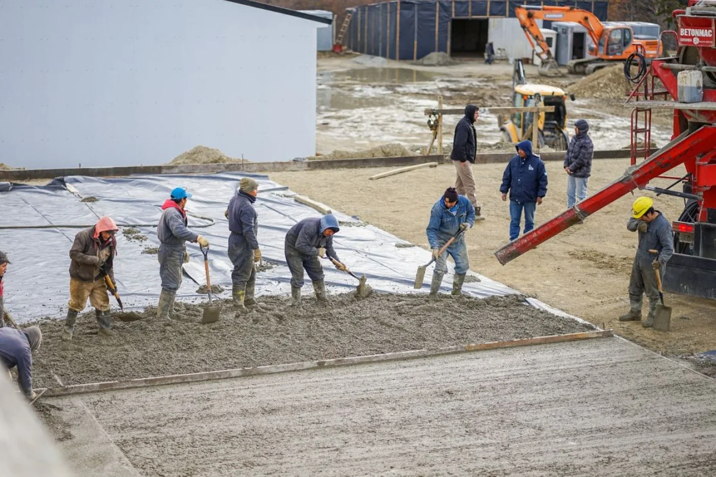 Avanza la obra para ampliar la Planta Potabilizadora Nº 4 "Malvinas Argentinas"