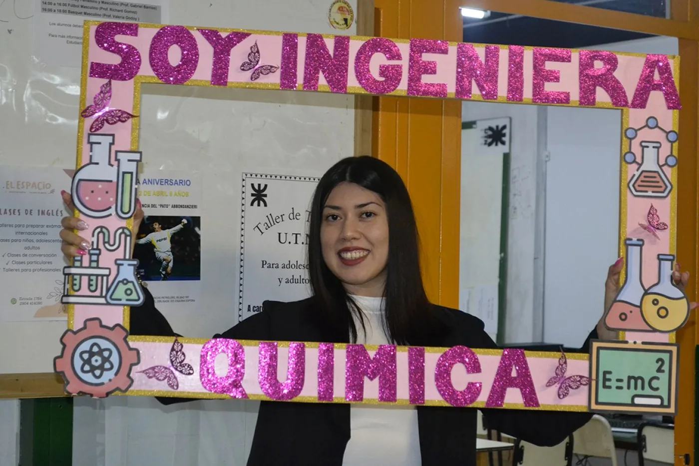 Camila Chaipul se convirtió en Ingeniera Química este viernes.