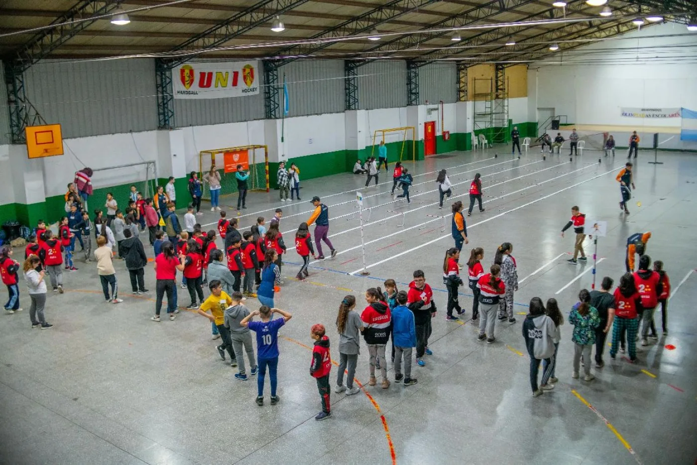 Cientos de estudiantes participaron de la disciplina Mini Atletismo.