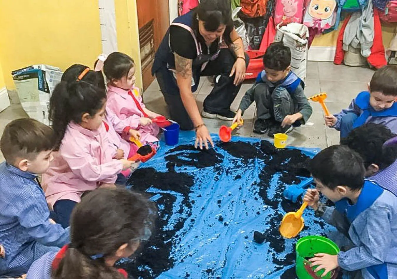 Jardines de infantes realizan actividades de educación ambiental y huerta escolar