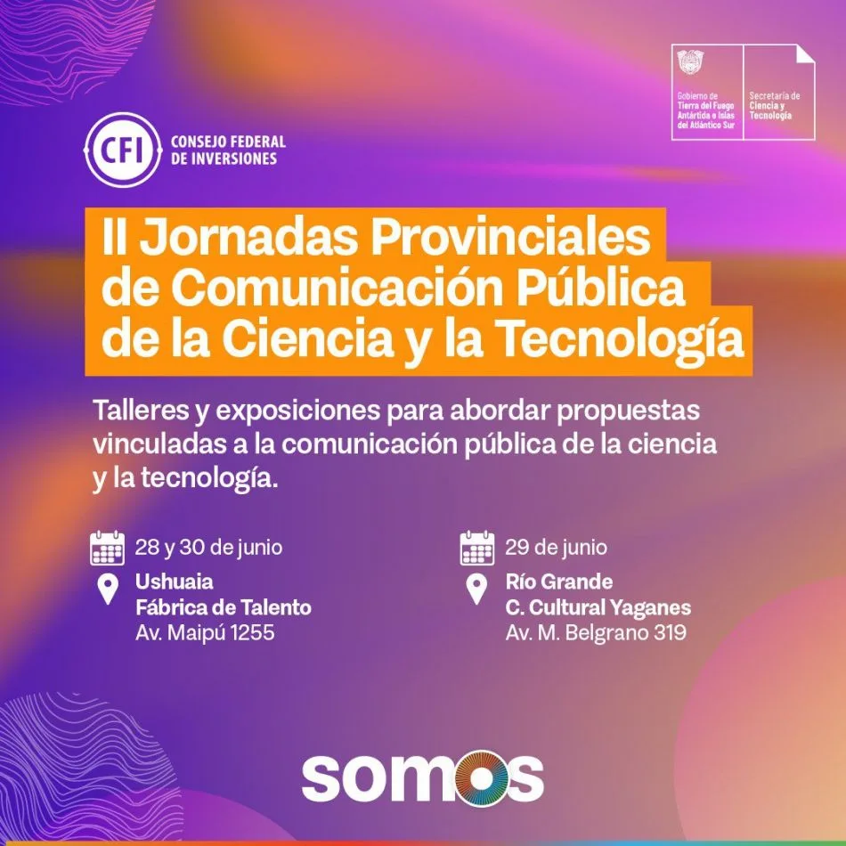 Segunda jornada provincial de Comunicación Pública de la Ciencia y la Tecnología