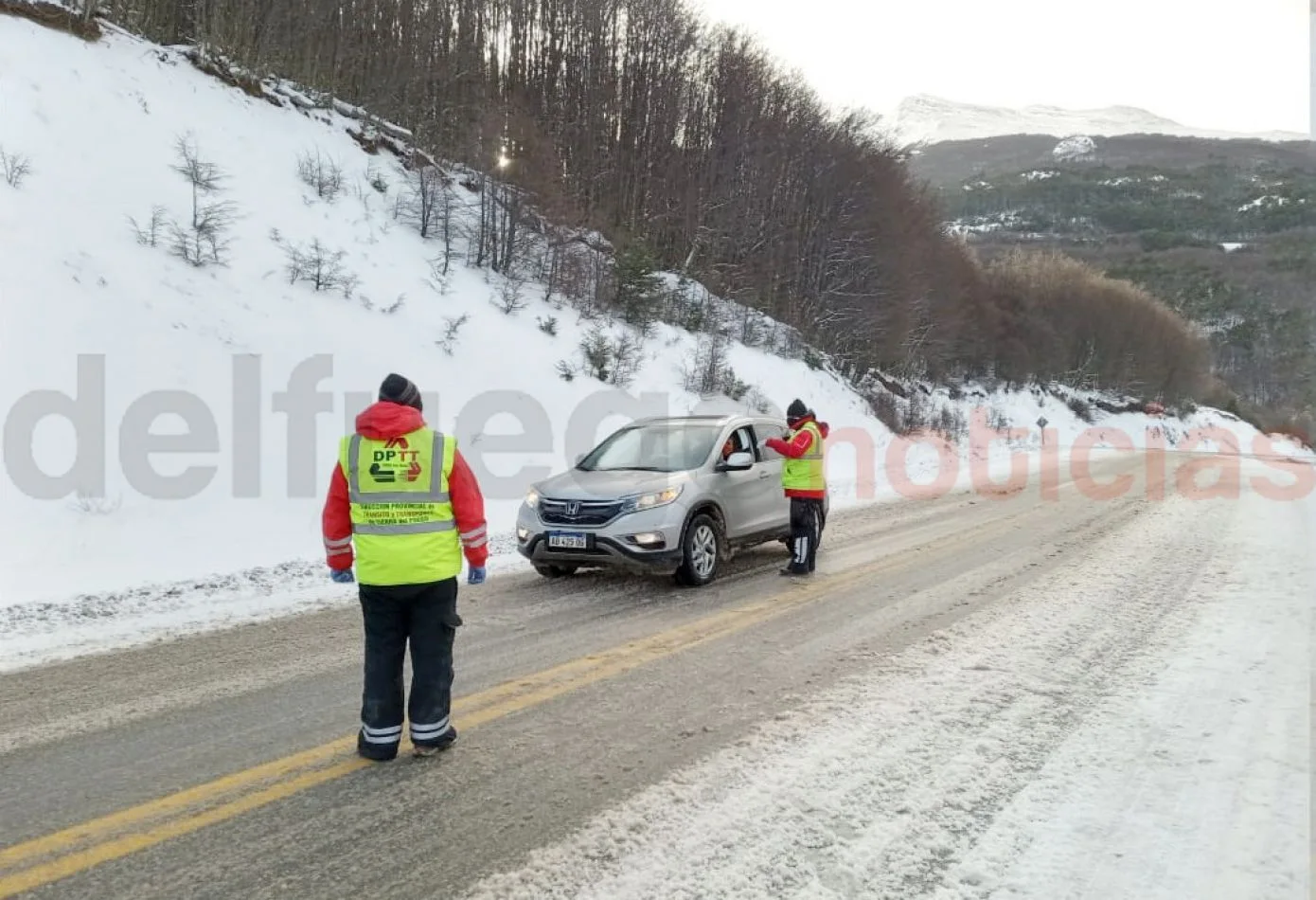 Piden precaución al transitar por la Ruta N°3