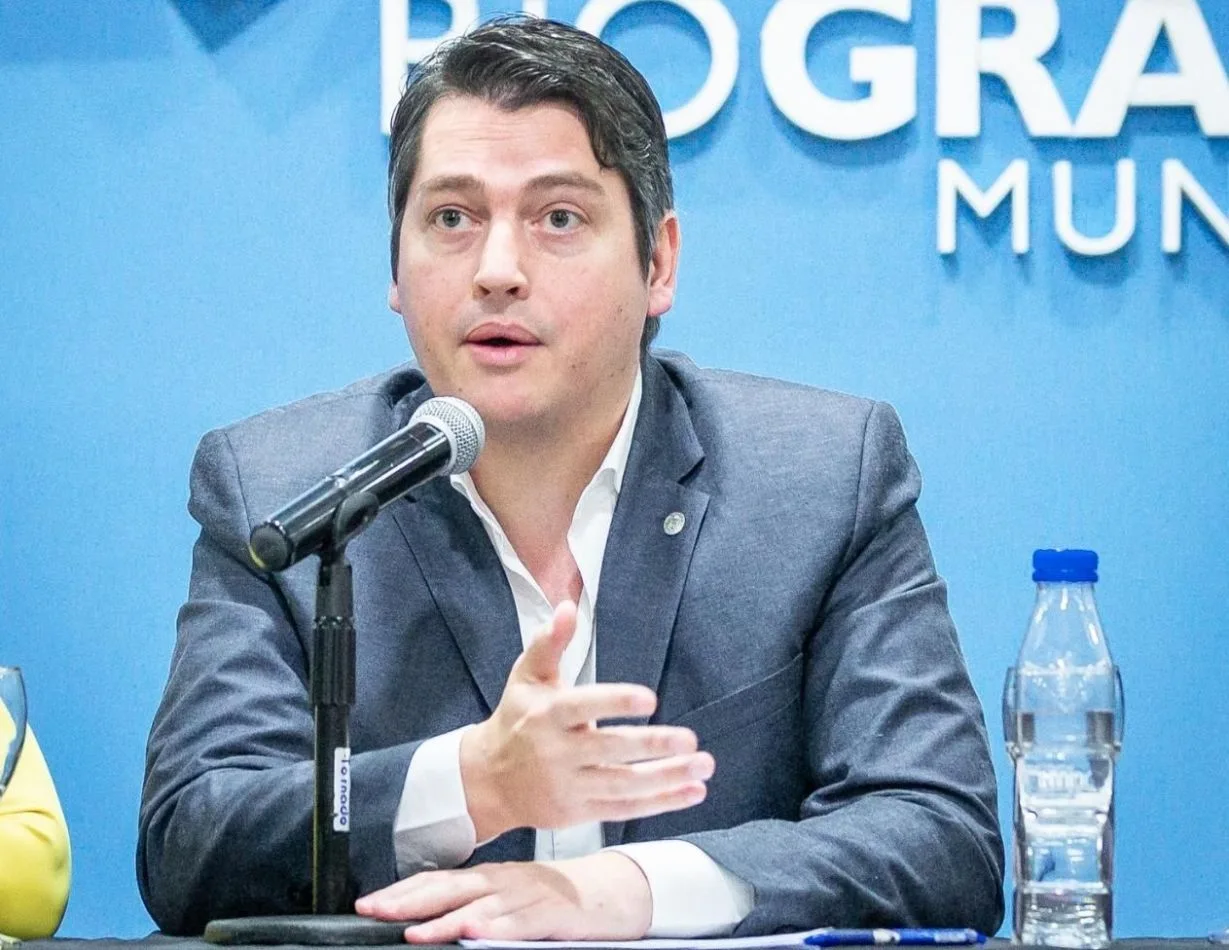 Martín Perez, intendente de la ciudad de Río Grande.