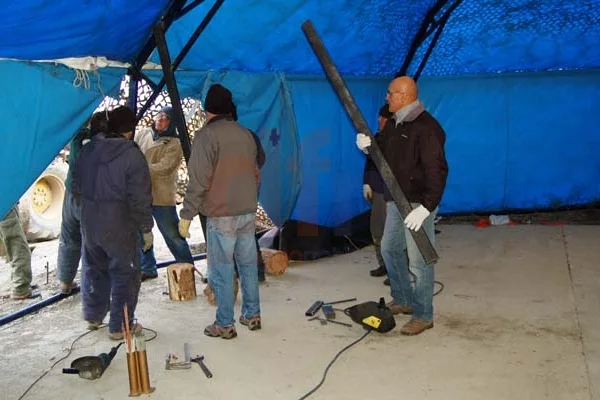 La intensa labor se desarrolló durante toda la jornada de viernes.