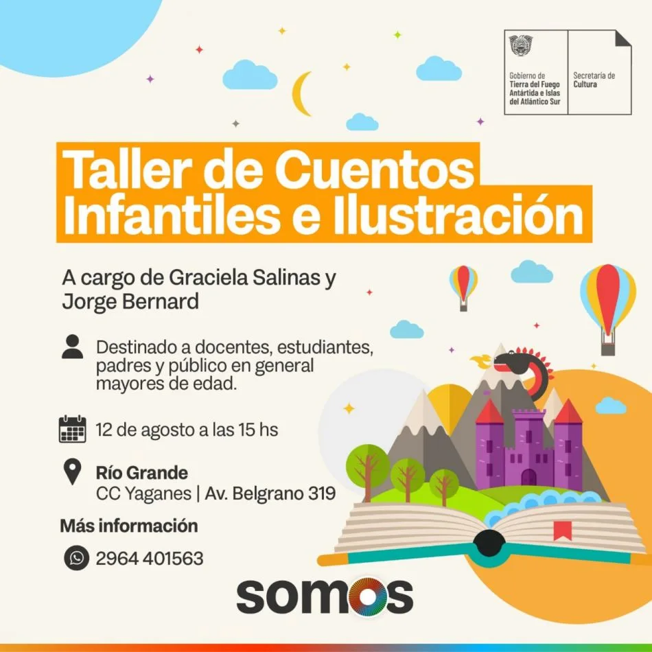 Taller de cuentos infantiles e ilustración: Inscripciones abiertas