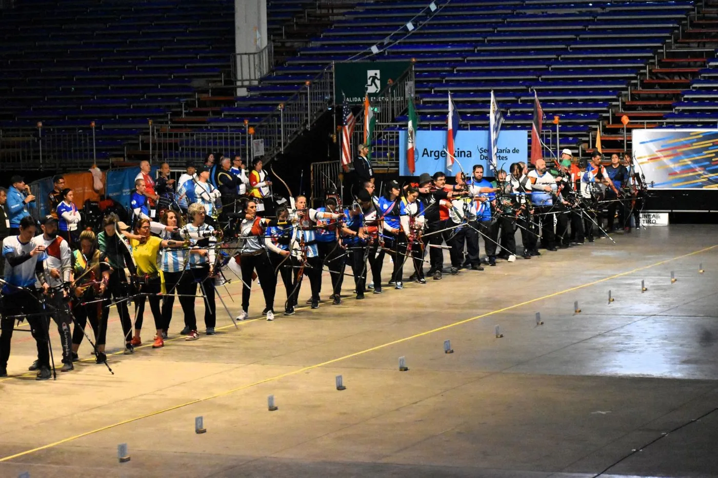 Fueguinos brillan en el 1er Campeonato Panamericano de Tiro con Arco Indoor 2023.