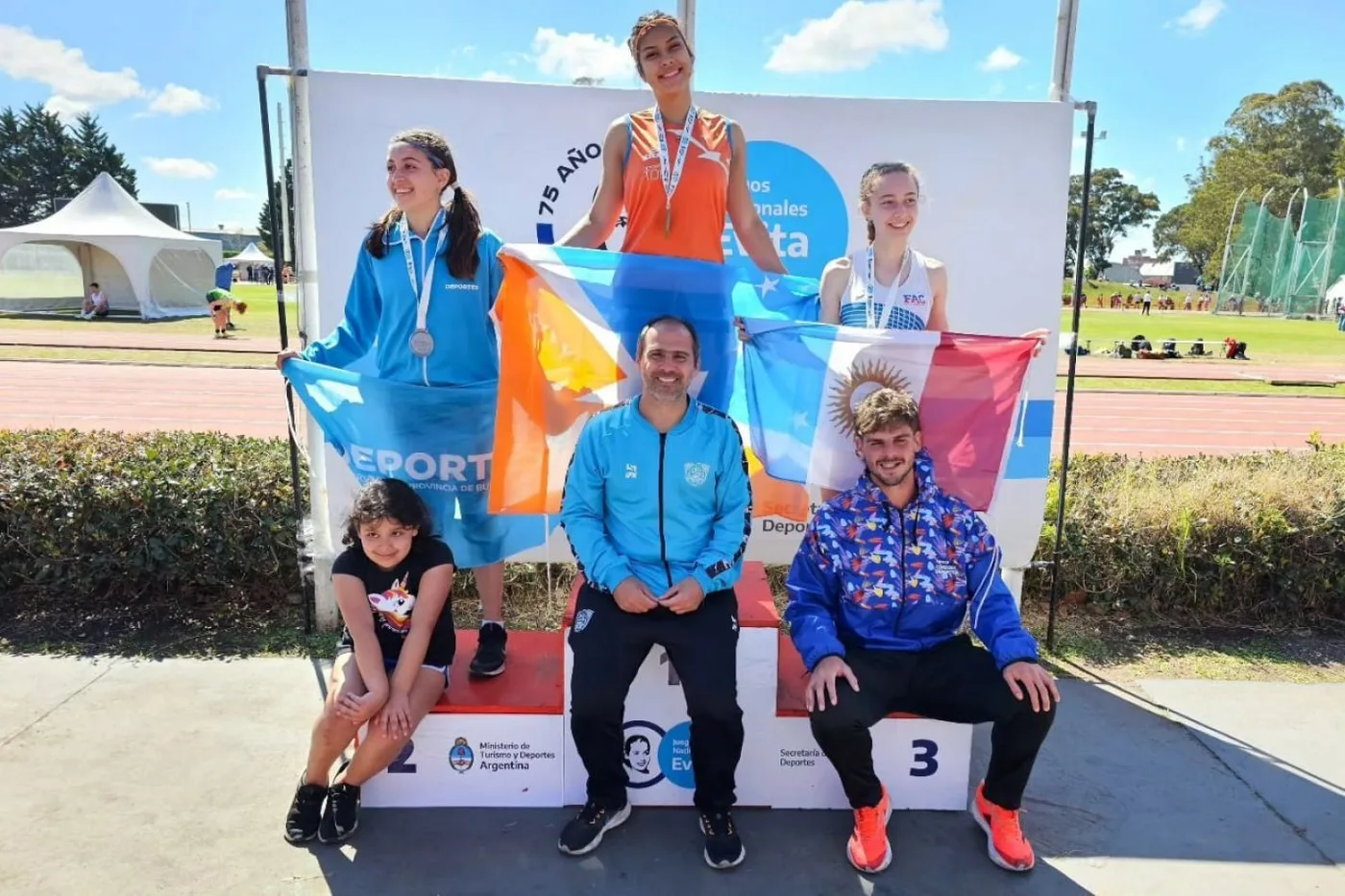 Nueve medallas para la delegación fueguina