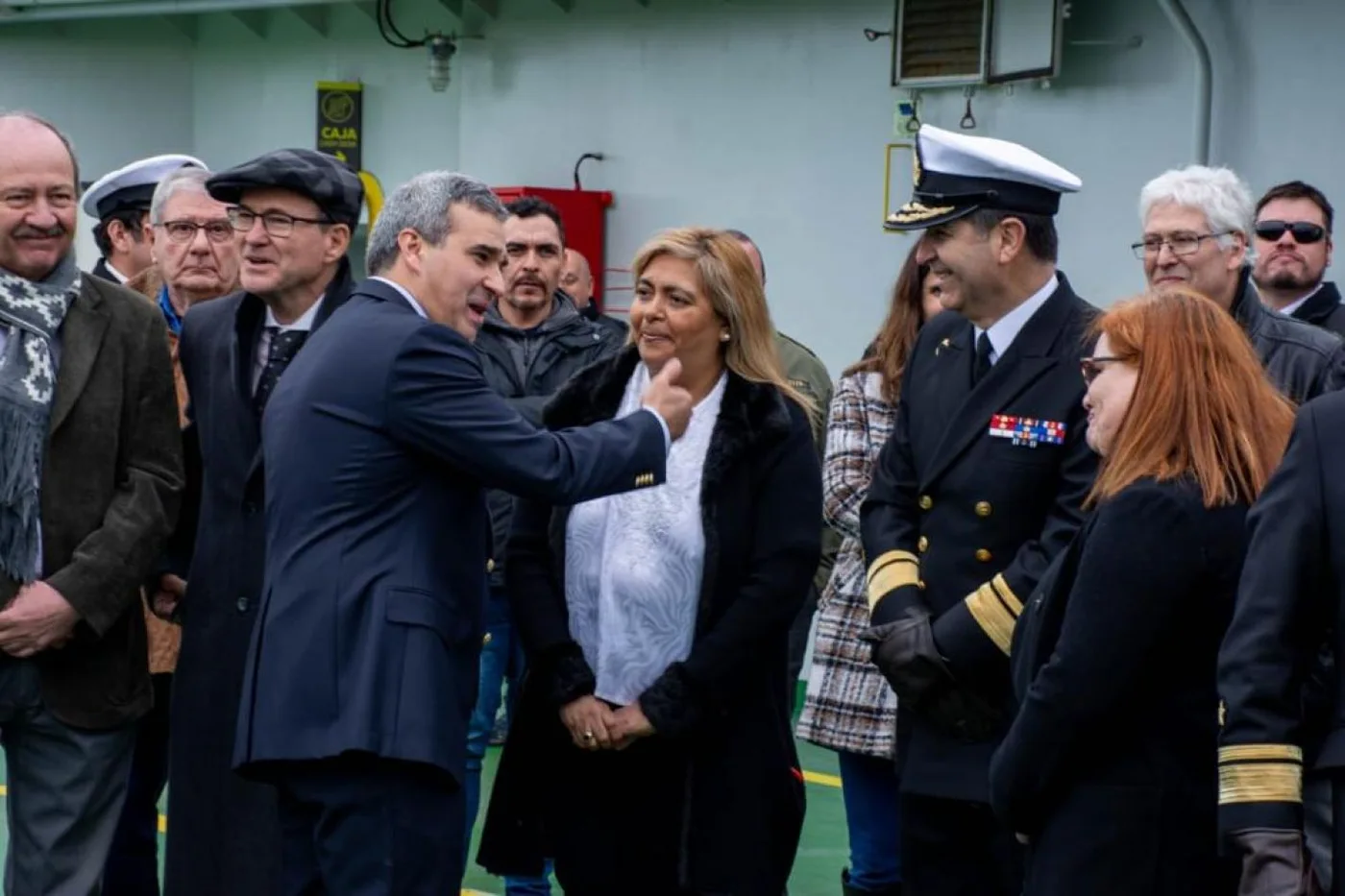 Ceremonia de bautismo del Ferry Kénos en Punta Delgada