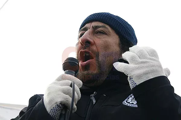 Secretario General de Unión Obrera Metalúrgica de Tierra del Fuego, Oscar Martínez.