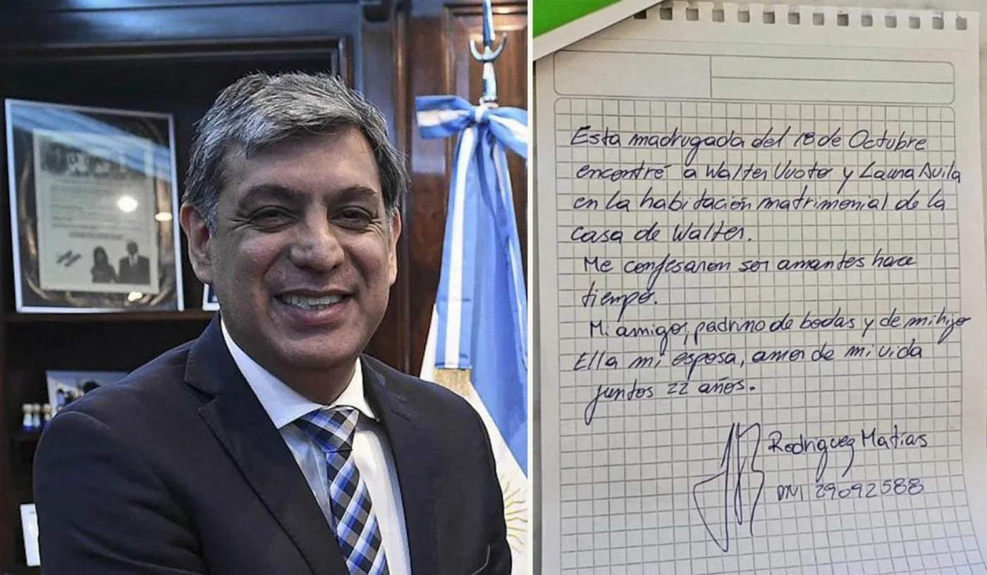 Se conoció la carta de puño y letra de Matías Rodríguez