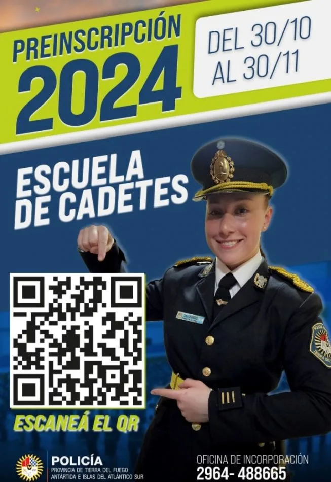 Apertura de la pre inscripción para la Escuela de Cadetes 2024