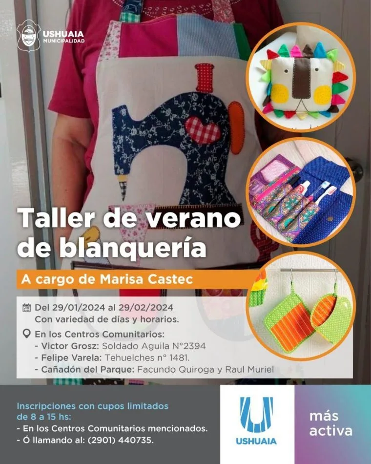 Comienza el taller de verano de blanquería