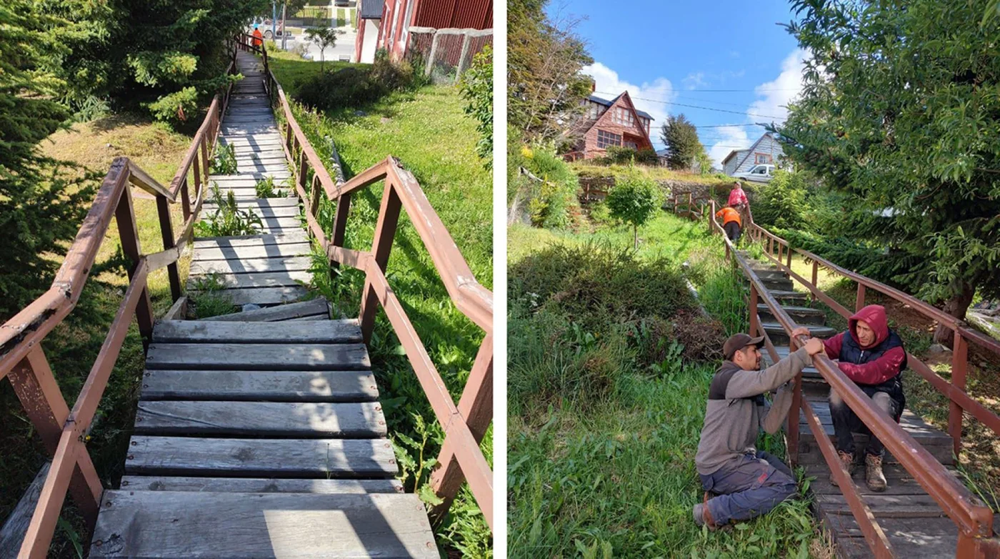 Reparación de Plazas y Escaleras en Ushuaia