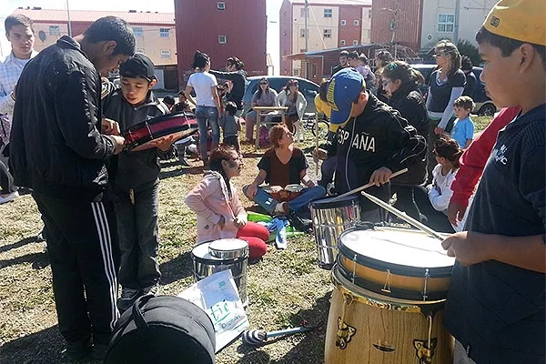 El programa contuvo a miles de chicos en varios barrios de la ciudad.