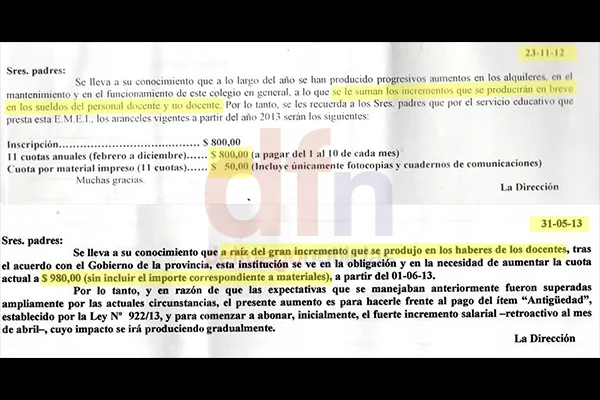 Las notas enviadas a los padres de la EMEI generaron rechazo.