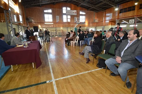 La audiencia se realizó en el gimnasio Jorge Muriel de Chacra IV.