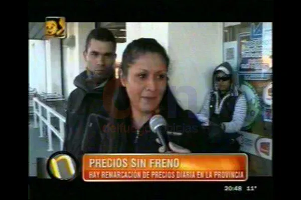 La gente confirmó la creciente suba de precios. (Imagen: Canal 13)