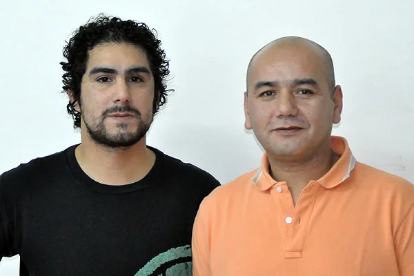 Paulo Baiz y Marcelo Mansilla, candidatos de la Lista Verde "ATE-ANUSATE".