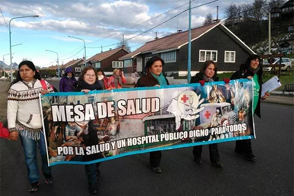 La Mesa de Salud se solidarizó con los reclamos en Río Grande.