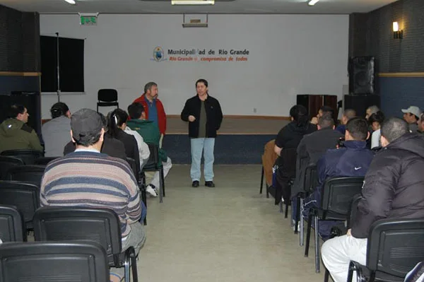 Jaime Alderete, al cierre de la última jornada del curso.