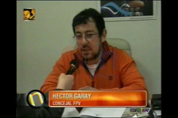 Concejal de Río Grande por Frente Para la Victoria, Héctor Garay.