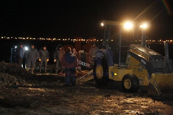 Los trabajos se realizaron durante toda la madrugada.