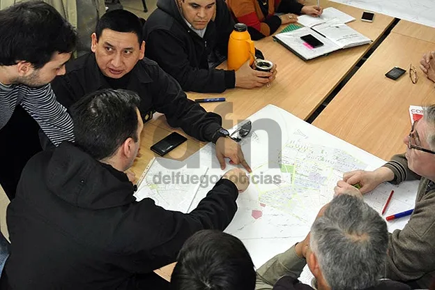 En la reunión se definió el corredor de emergencia.