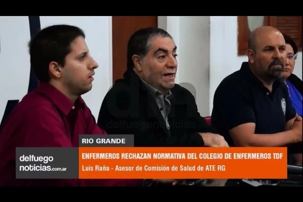 Luis Raña explicó el planteo del Colegio de Enfermeros de Tierra del Fuego