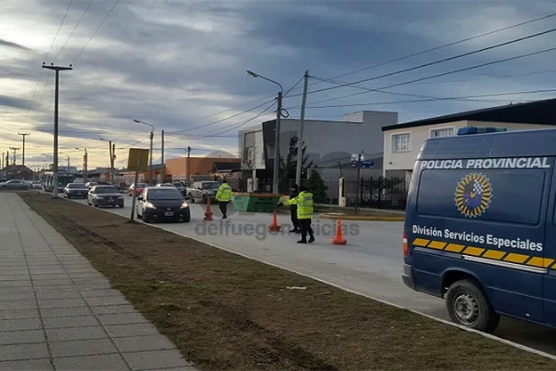 El control vehicular se llevó a cabo durante todo el día.