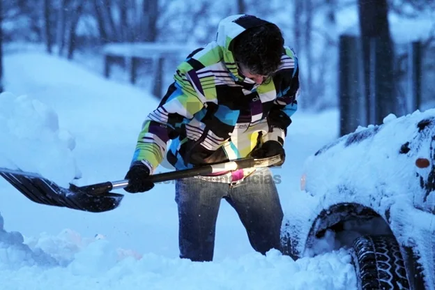 Las fuertes nevadas azotaron todo el invierno a la provincia.