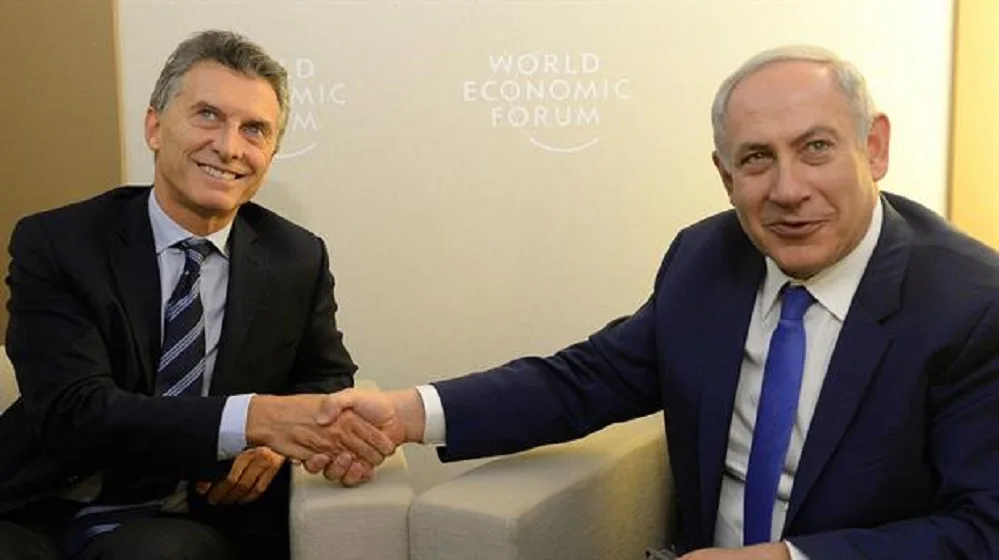 Mauricio Macri se reunió con Benjamin Netanyahu en Davos