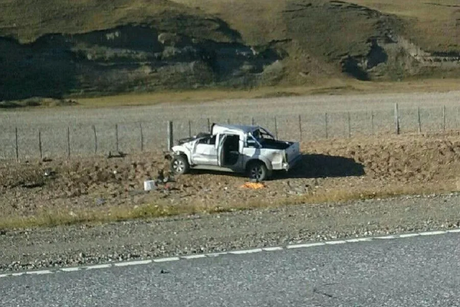 Un accidente dejó dos heridos en Punta María