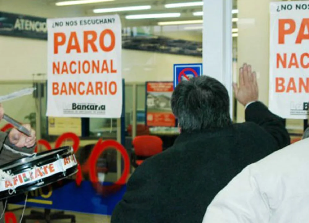 Confirman paro  bancario por 48 horas para el 21 y 22 de abril