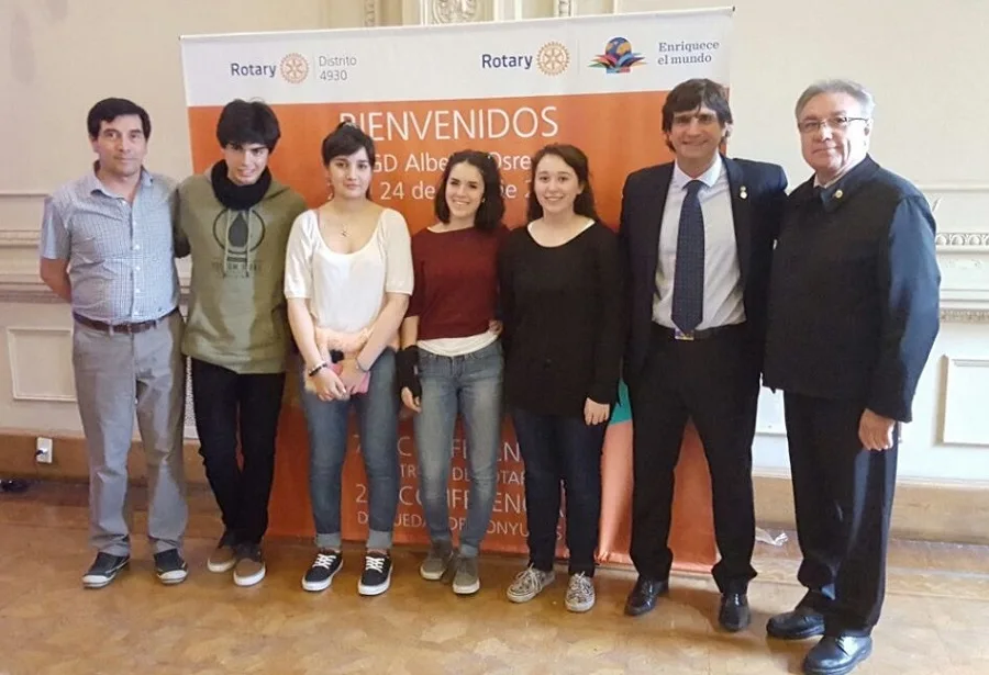 Se realiza el intercambio estudiantil rotario con alumnos riograndenses