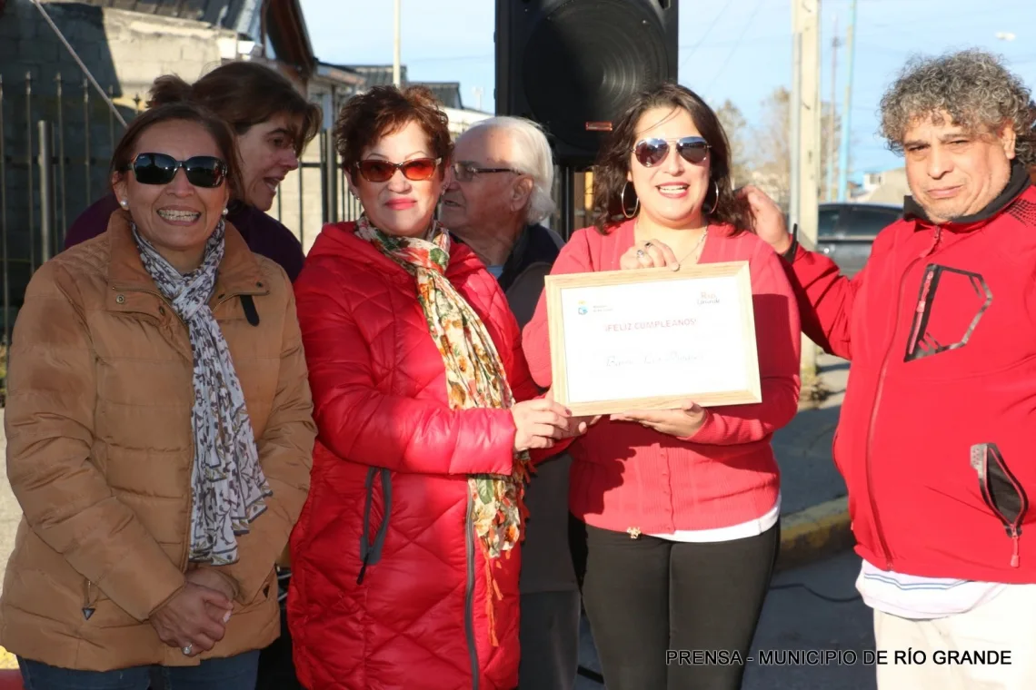 Municipio acompañó el 14º aniversario del barrio “Los Piñares” 