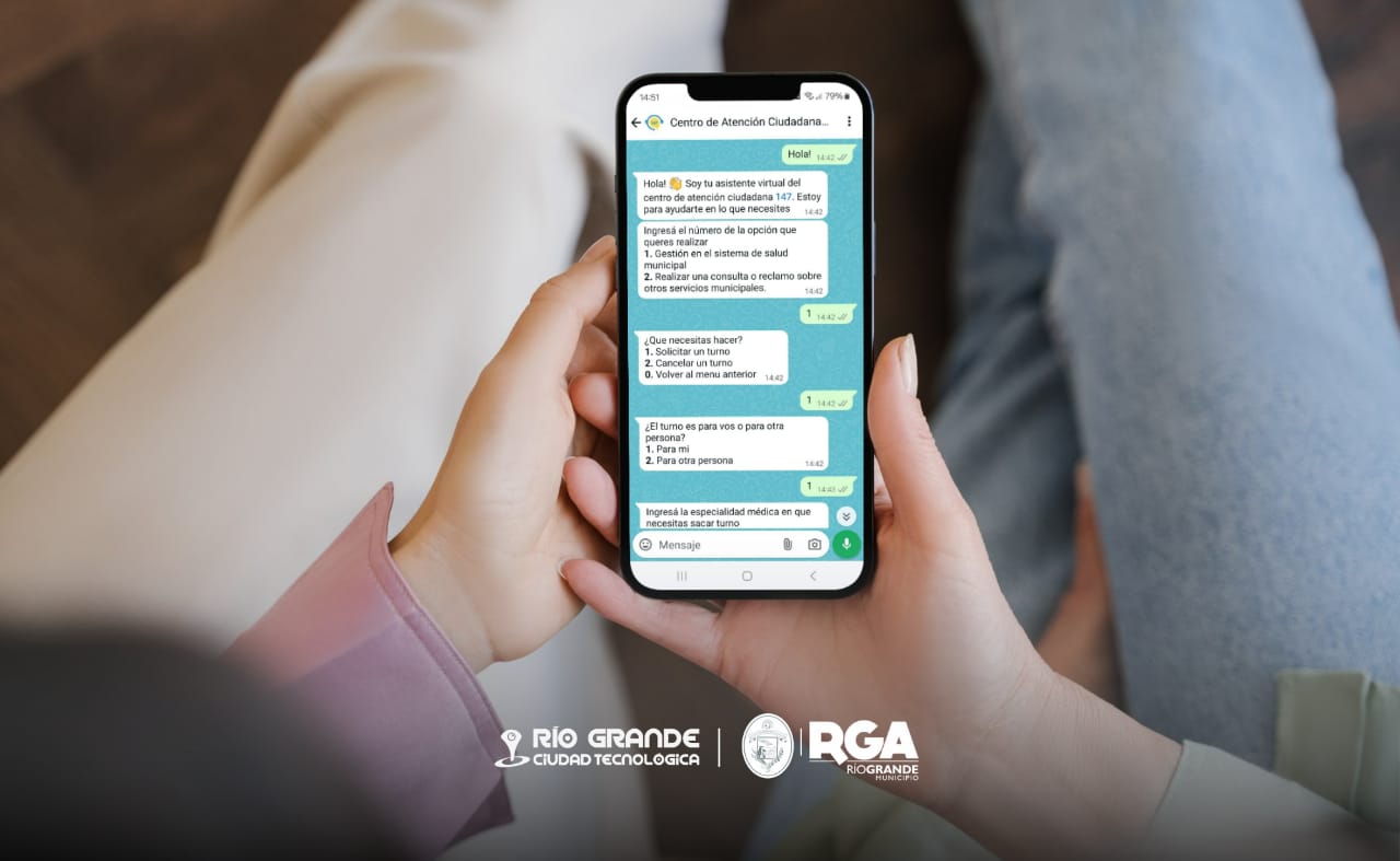 El Municipio de Río Grande lanza el chat de whatsapp de atención ciudadana 147