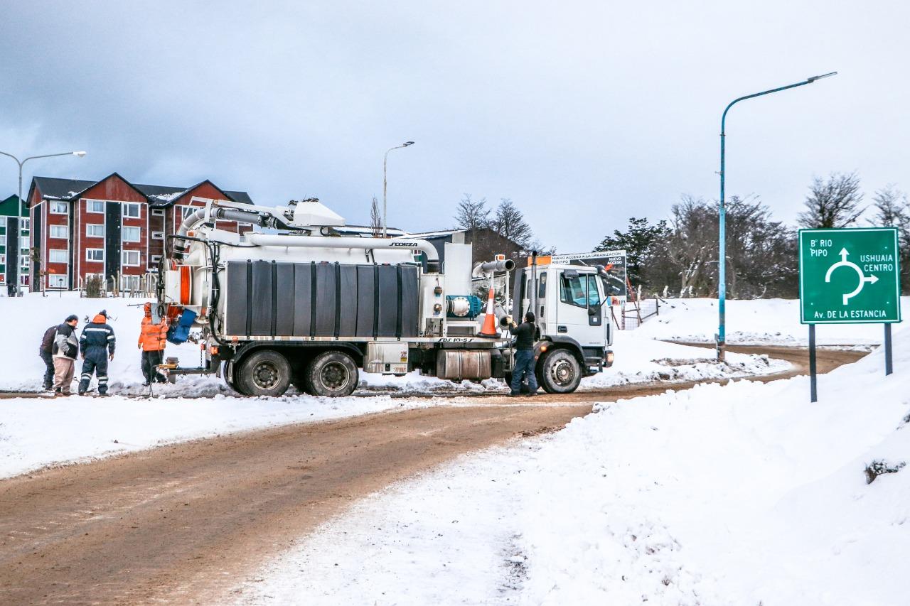 Alerta Amarilla por nevadas intensas y vientos