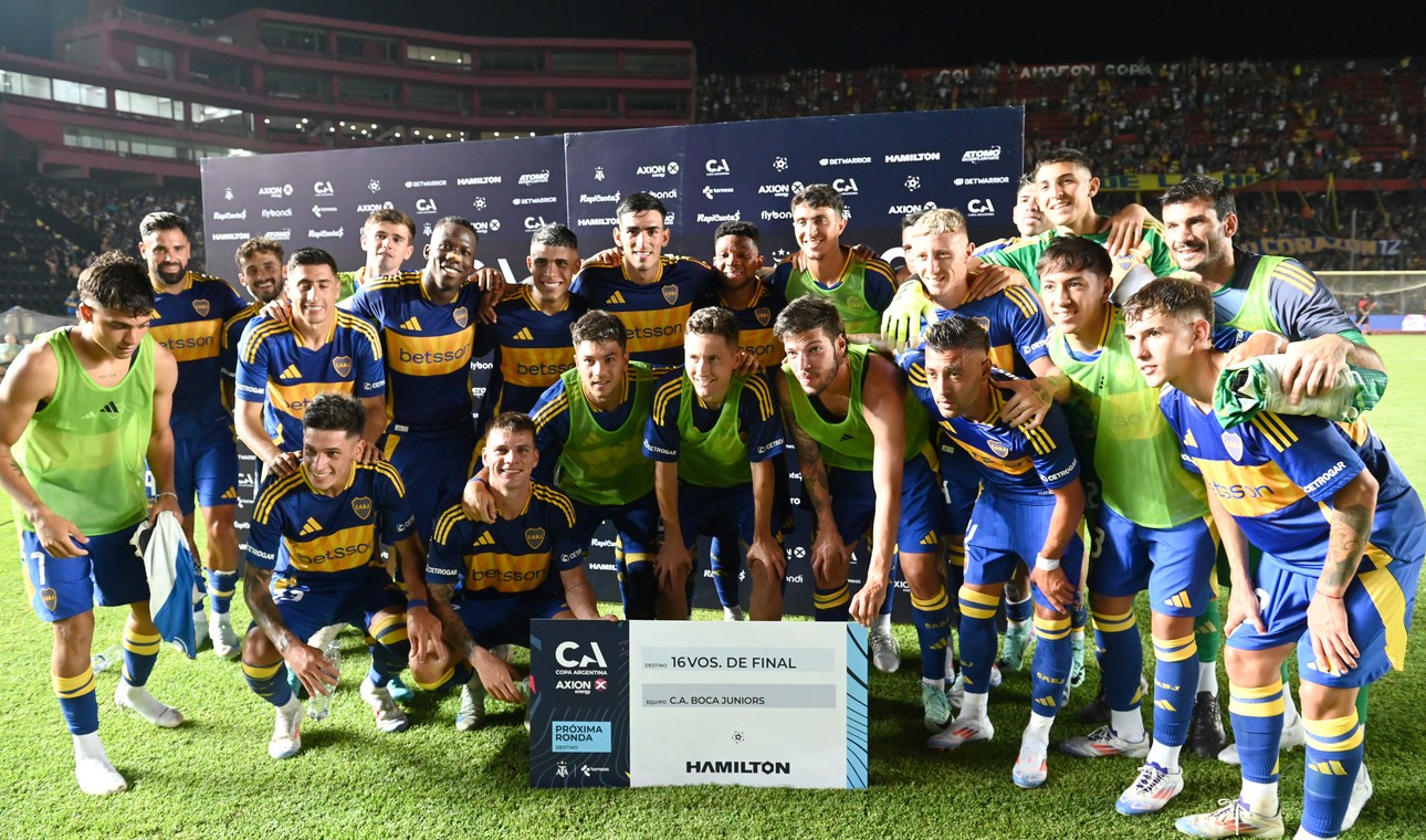 Boca le ganó 5 a 0 Argentino de Monte Maíz