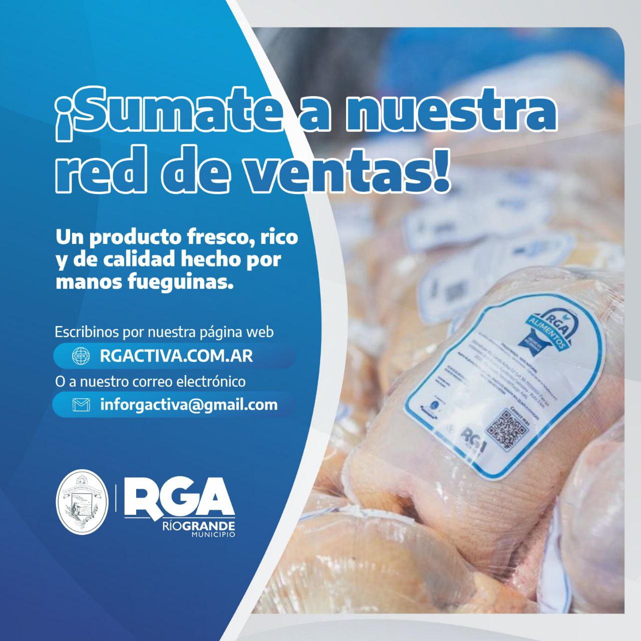 Piden sumarse a la red de ventas de RGA Alimentos