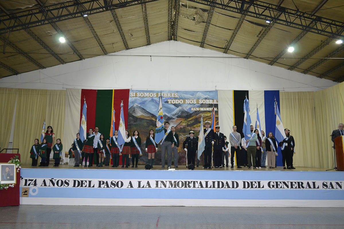 Conmemoraron el 174º aniversario del paso a la inmortalidad del General José de San Martín